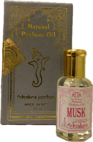 Масло  духи Муск, Chakra  Perfume oil  Musk,10 мл 