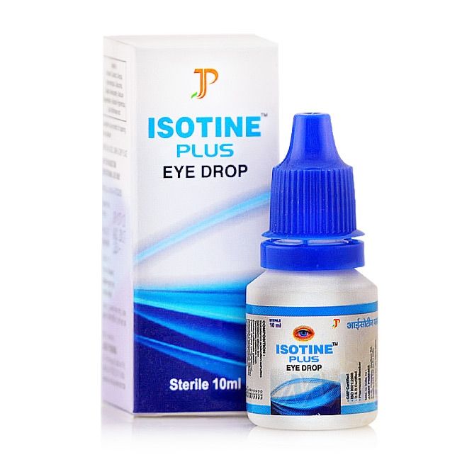 Айсотин плюс, 10мл. средство для глаз Isotine plus Jagat Pharma.