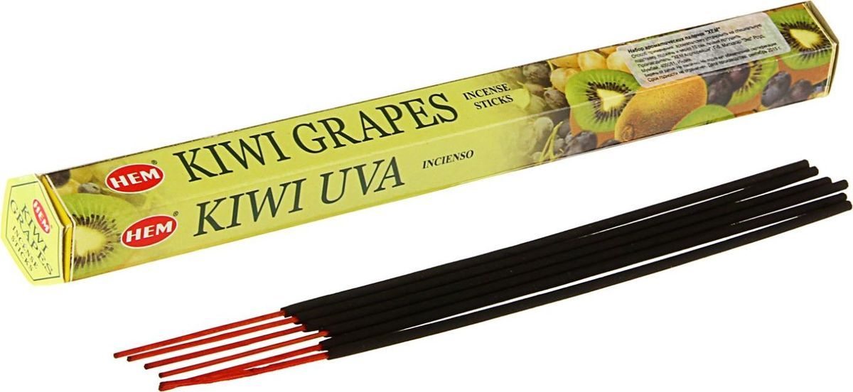 Киви Виноград благовония, Хем, 20шт.в уп. Kiwi Grapes Hem.