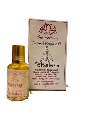 Масло духи Арабская ночь 10мл,  Chakra Perfume.