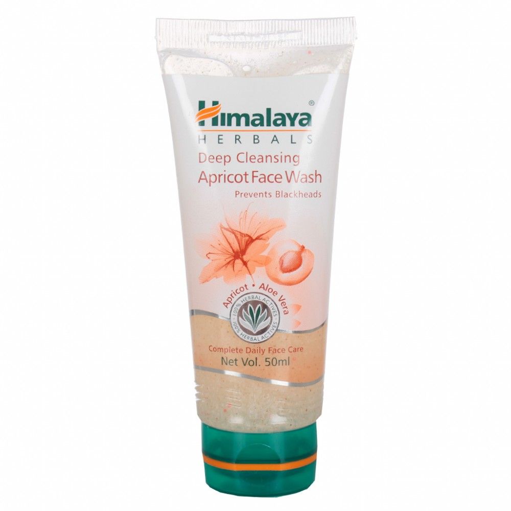 Хималая гель-скраб для глубокого очищения Абрикос, 50 мл. Himalaya Deep Cleansing Apricot Face Wash. 