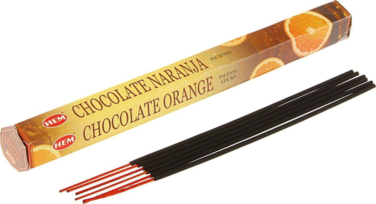 Шоколад Апельсин благовония, Хем, 20шт.в уп. Orange Chocolate Hem.