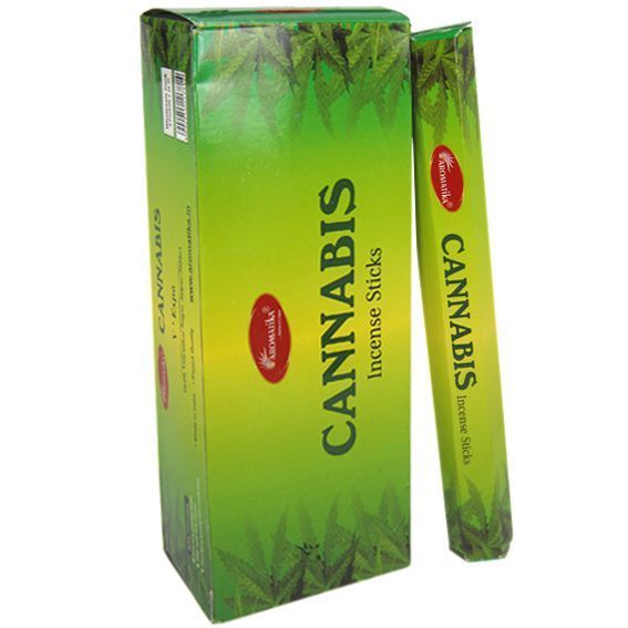  благовония Cannabis КАННАБИС Aromatika 20 аромапалочек 