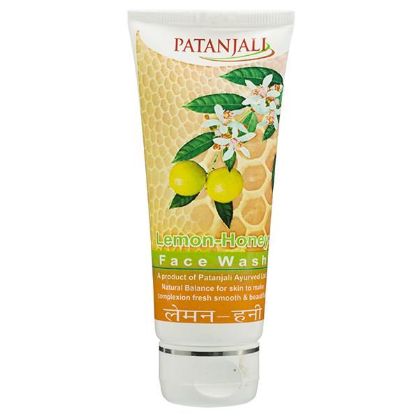 Патанджали гель для умывания Лимон и Мед, 60г. Patanjali face wash Lemon-Honey. 
