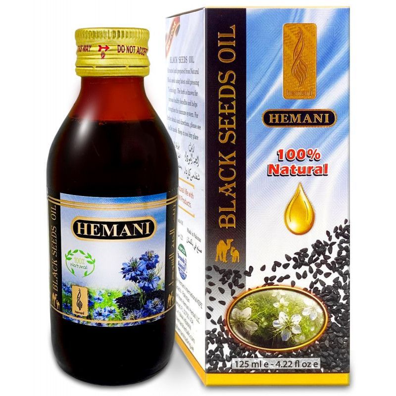 Черного тмина масло 125 мл Хемани Black seed  oil Hemani 