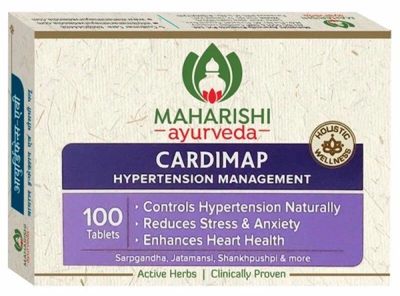 Кардимап аюрведическое средство , Махариши Аюрведа,100шт в уп. Cardimap Maharishi Ayurveda.