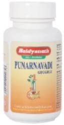 Пунарнавади Гуггул  Бадианат 80 шт. в уп.(Punarnavadi guggulu) Baidyanath, 