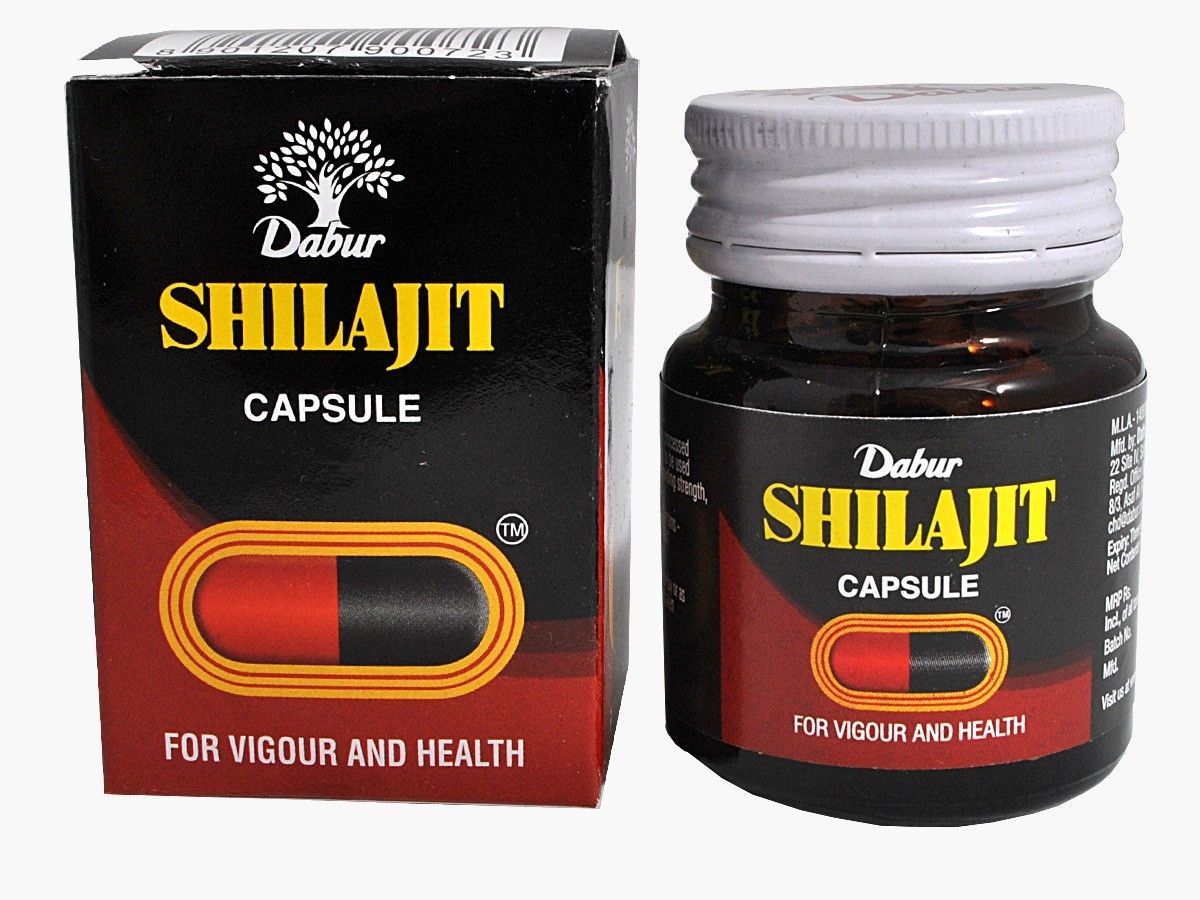 Шиладжит, мумие, Дабур, 30шт. Shilajit, Dabur.