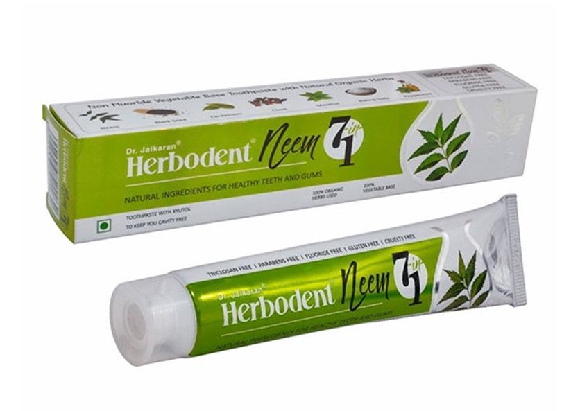 Зубная паста Хербодент С Нимом 100гр, Herbodent Neem 7in1 Dr.Jaikaran