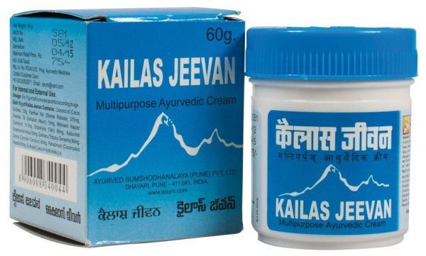 Кайлас Дживан. Лечебный бальзам "Kailas Jeevan" многофункционый 60грамм