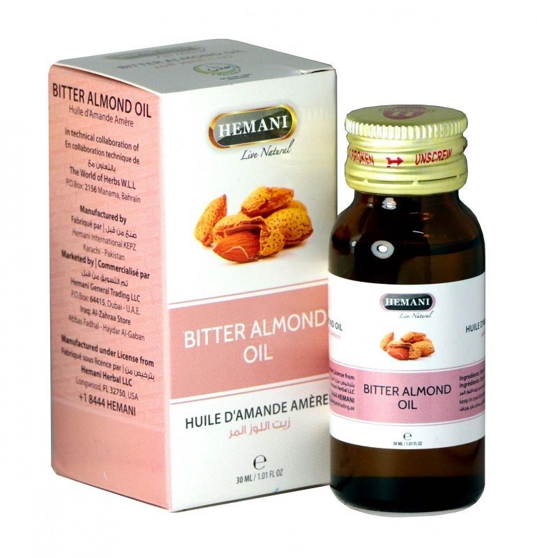 Хемани масло Миндальное, 30мл. SWEET ALMOND OIL HEMANI.