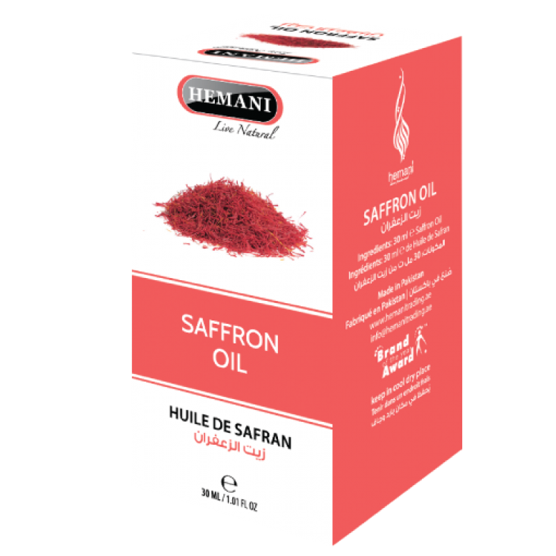  Шафрана масло  30мл. Химани, Hemani Saffron оil. 30 ml