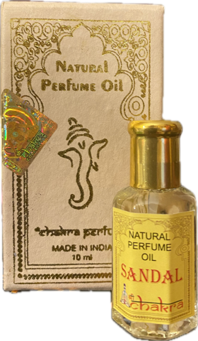 Масло духи Sandal Сандал  Chakra Perfume oil 10 мл