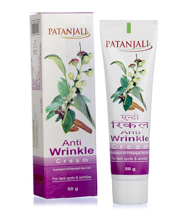 Анти Вринкл антивозрастной крем против морщин Патанжали, 50г.  Patanjali Anti Wrinkle Cream.