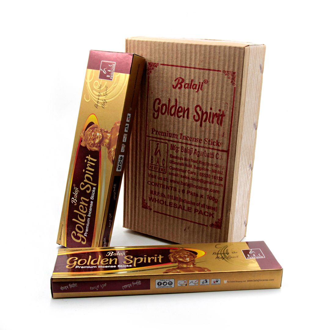 Баладжи благовоние, Золотая Душа, 100г. Balaji Golden Spirit.