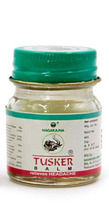 Бальзам аюрведический противопростудный Tusker balm, натуральный, 10 г