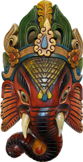 Бог Ганеша maska_ganesha_ Непал 39 см
