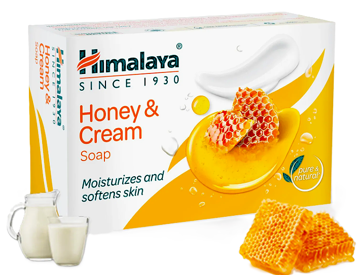 Мыло Мед и Сливки Хималая, 125гр. Honey Cream Soap Himalaya.