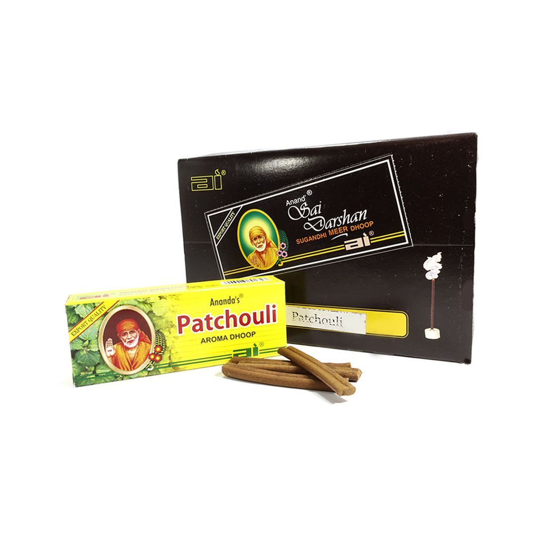 Sai Darshan Pachouli безосновные благовония 22гр уп-12шт с подставочкой Пачули