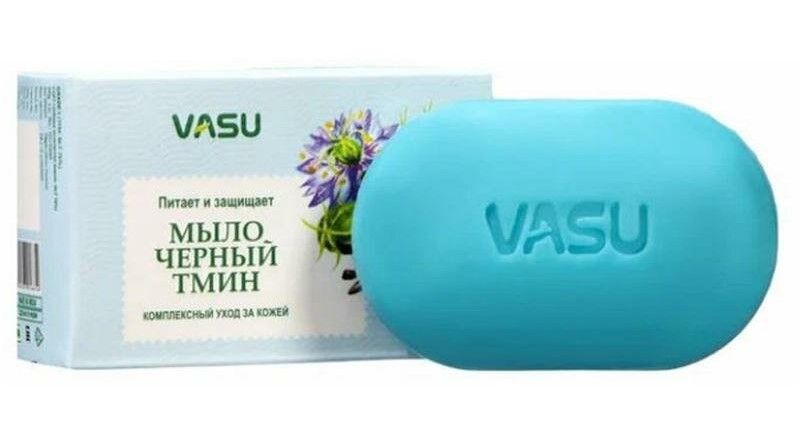 Мыло Черный Тмин, питает и защищает, 75гр., Васу. Индия.