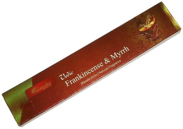 Ведик благовония Ладан с Миррой, 15г. Vedic Frankincense Myrrh.