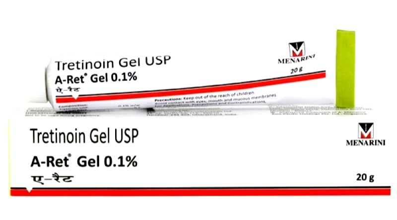  Третиноин А-Рет 0.1% гель для лица, 20 мл  Менарини, Tretinoin Gel UPS A-Ret 20g, Menarini