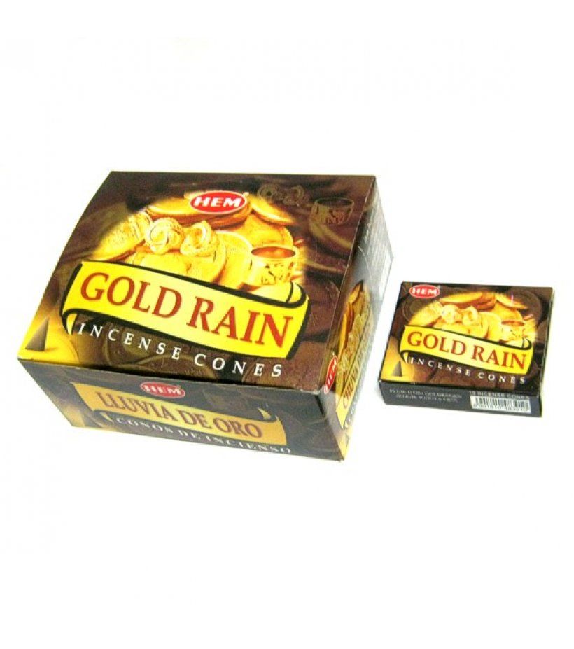 Хем конусы Золотой Дождь, 10шт. в уп. HEM cones Gold Rain.