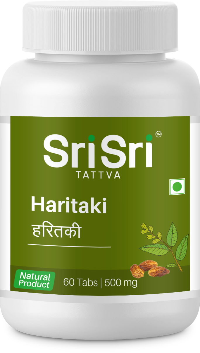 Харитаки, Шри Шри Аюрведа, 60 шт. в уп. Haritaki Shri Shri Ayurveda.