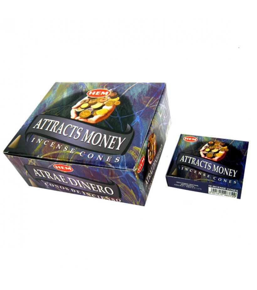 Хем конусы Привлечение денег, 10шт. в уп. HEM cones Attracts Money.