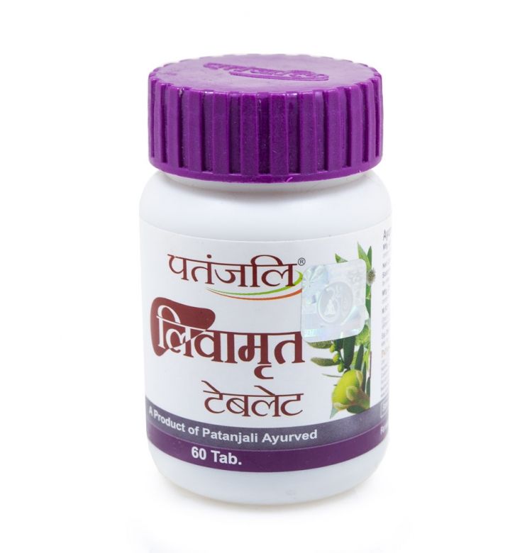 Ливамрит для печени, 60 таб, Патанджали; Livamrit, 60 tabs, Patanjali