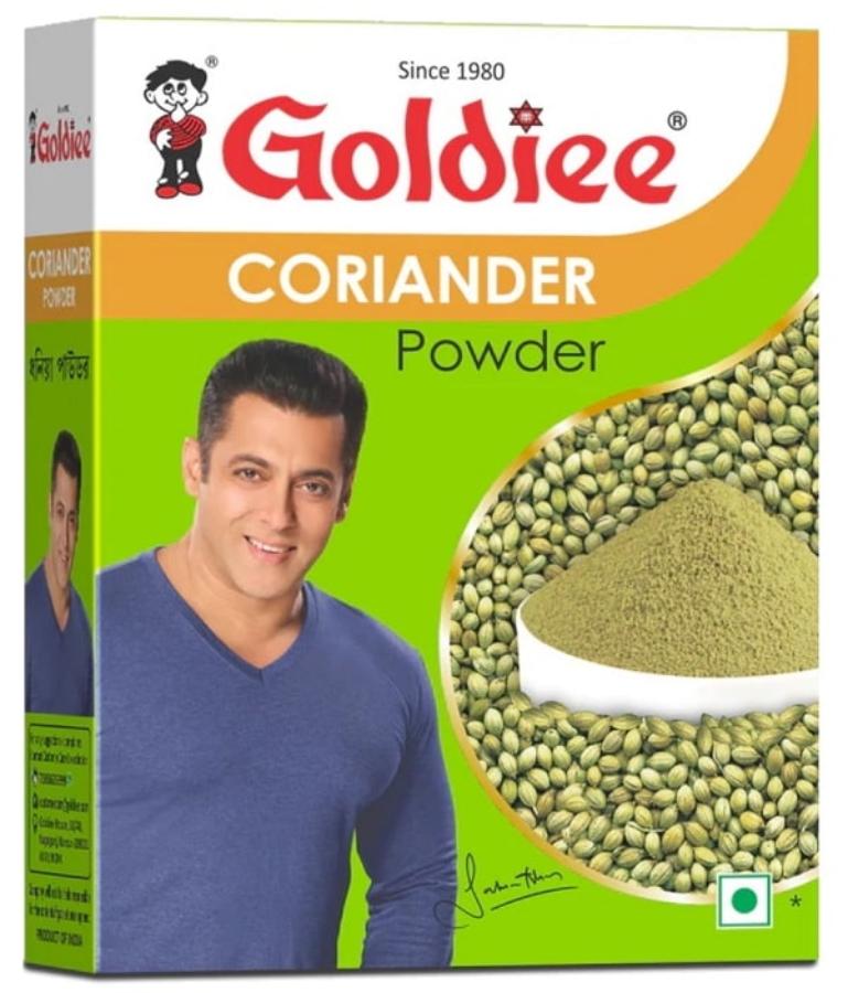 Кориандер молотый, Голди, Coriander, Goldiee, 100 г