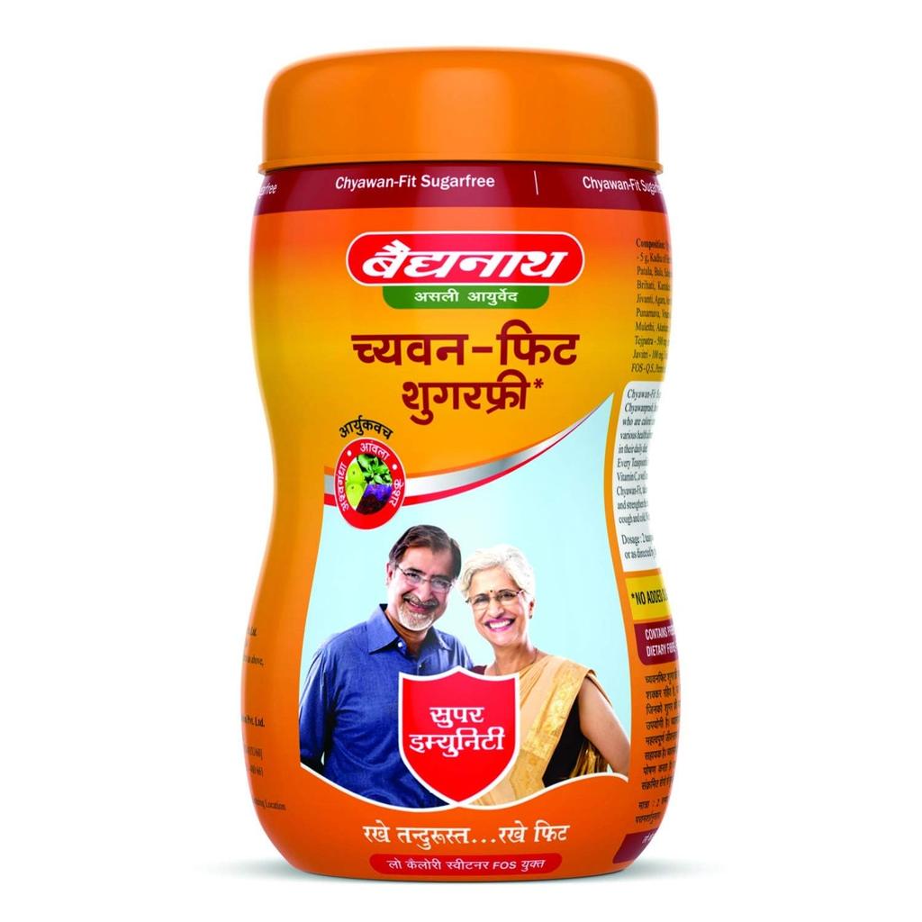 Джем Чаванпраш без сахара, Бадьянатх 1кг. Baidyanath Chawan-Fit Sugafree.