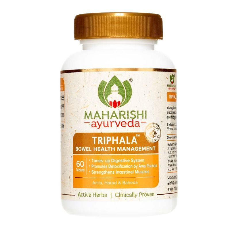 Трифала, Махариши Аюрведа, 60шт. Triphla, Maharishi Ayurveda.