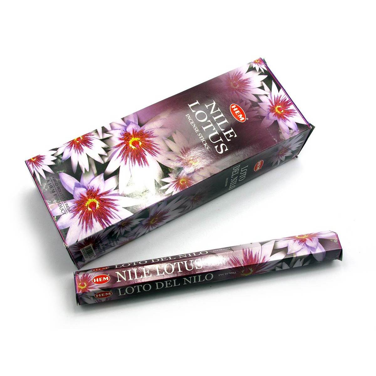 Лотос Нильский благовония, Хем, 20шт.в уп., Nile Lotus Hem.