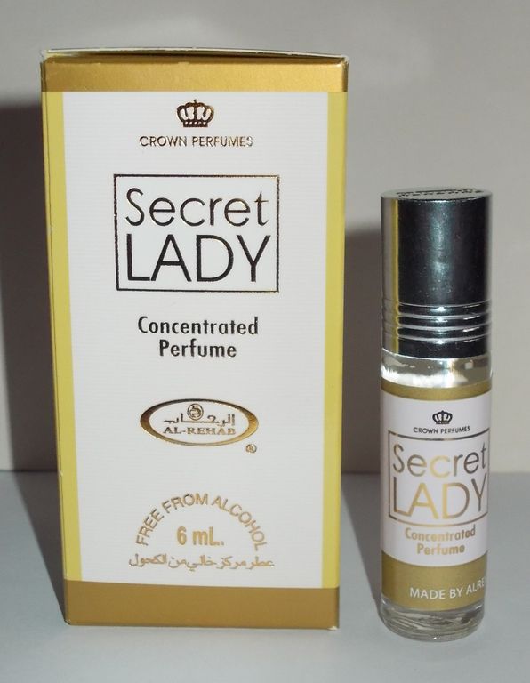Арабские масляные духи secret lady 6мл al rehab