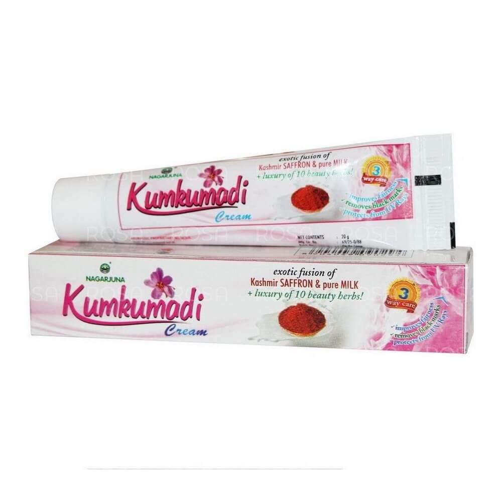 Кумкумади омолаживающий крем  для всех типов кожи, Нагаржуна, 20 г.  Nagarjuna Kumkumadi cream.
