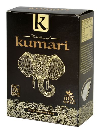 Чай Кумари  чёрный чай крупнолистовой байховый. Без добавок. 100г 