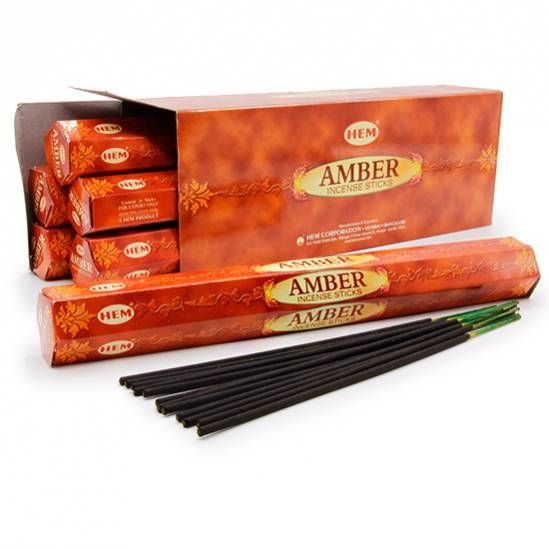 Амбер благовония, Хем, 20шт.в уп. Amber Hem.