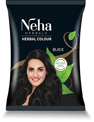 Хна для волос натуральная, цвет черный, .  Neha Henna Black