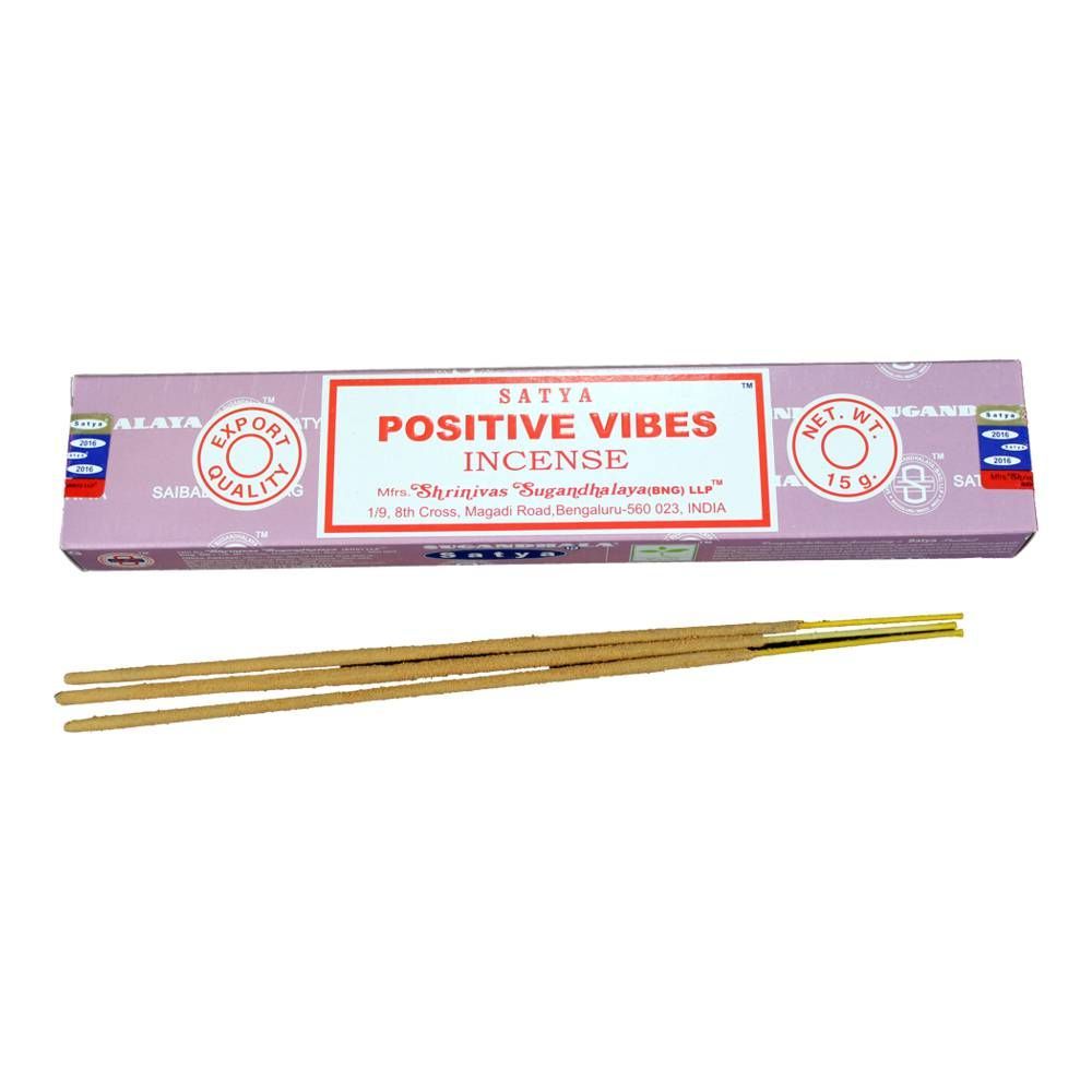 Сатья благовония Позитивные вибрации, 15г. Satya Positive Vibes.