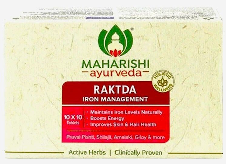 Рактда (Raktda) Maharishi Ayurveda, 100 таб