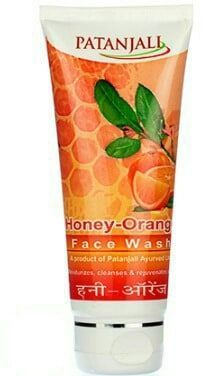 Патанджали гель для умывания Мед и Апельсин, 60г. Patanjali face wash Honey & Orange.