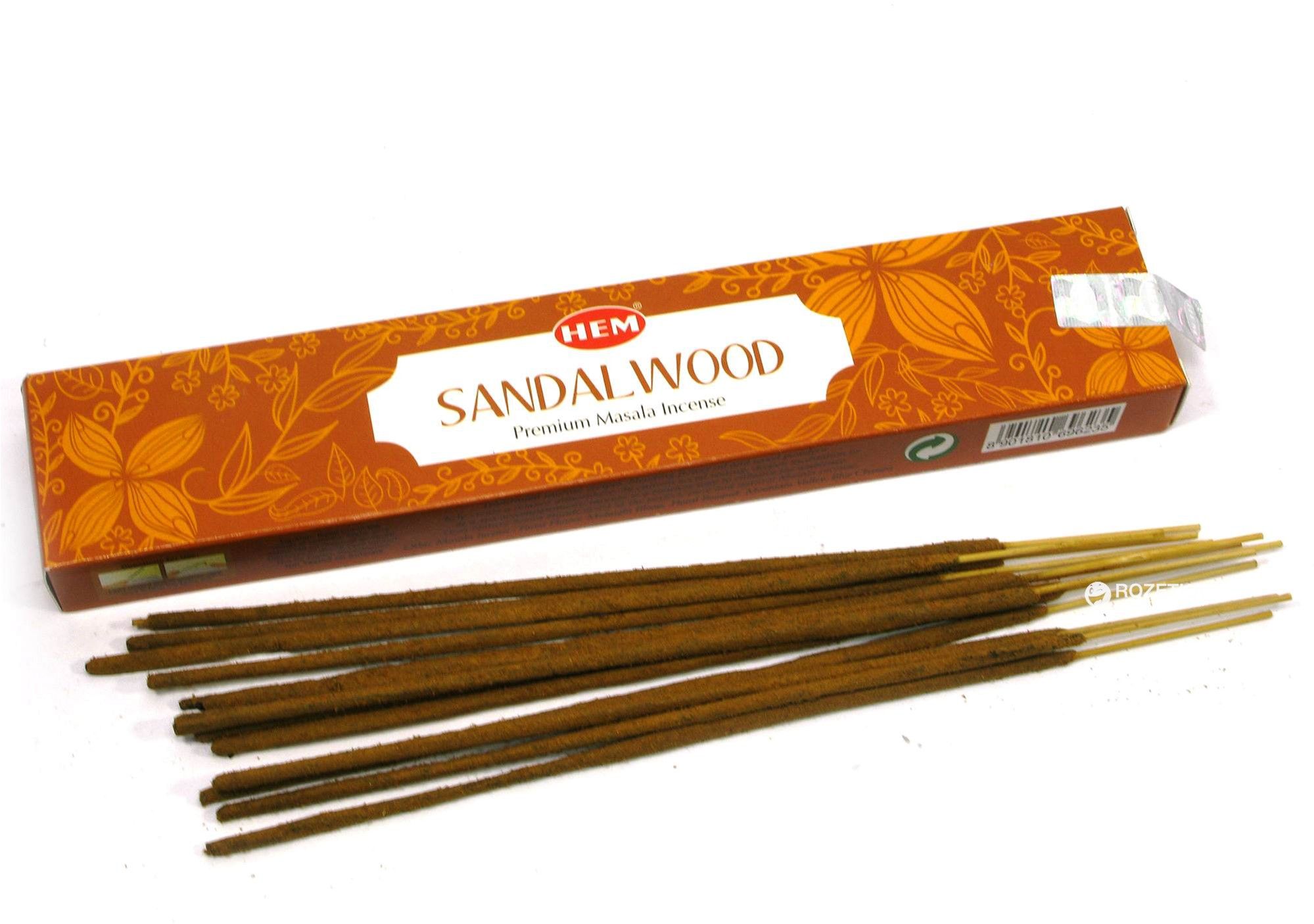 ХЕМ благовоние Сандал, 15г. HEM Sandalwood masala.