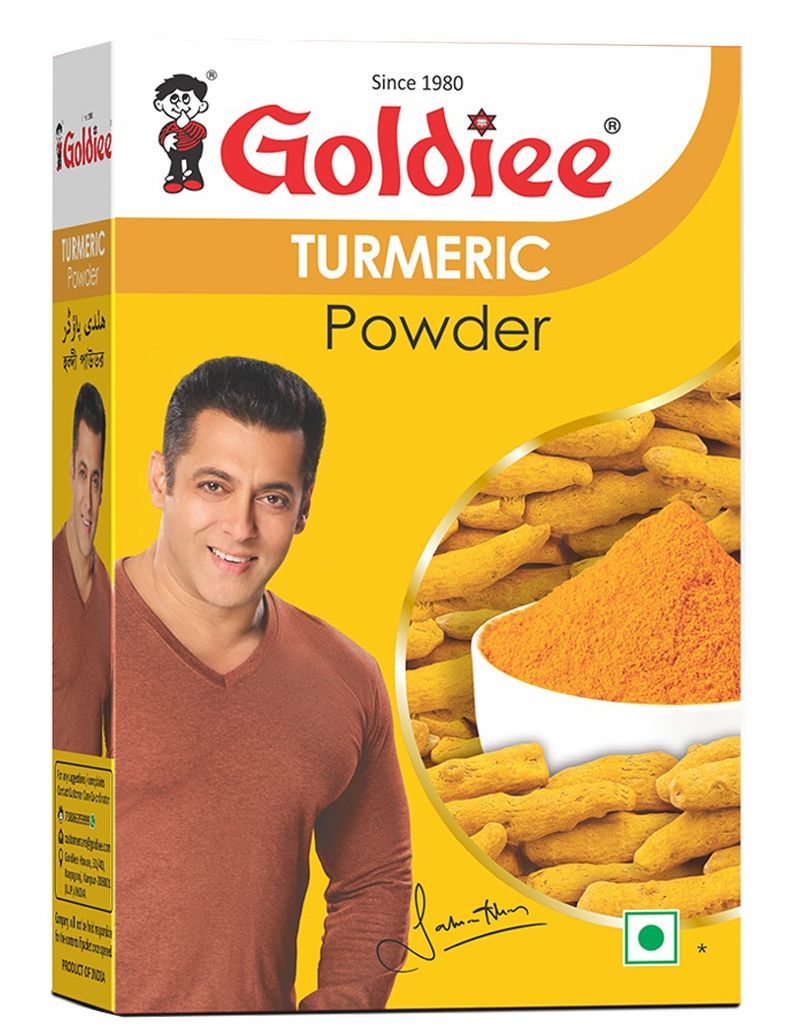Куркума молотая, 100г, Голди, Индия. Turmeric Powder, Goldiee.