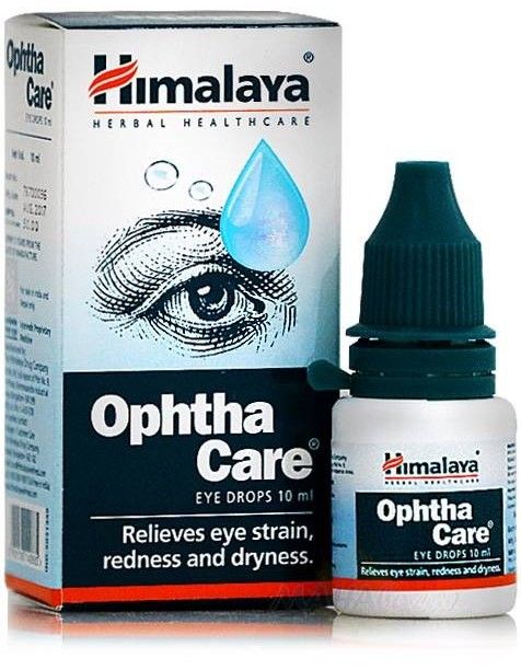   Оптакейр  глазные капли 10 мл, производитель Хималая; Ophthacare eye drops, 10 ml, Himalaya