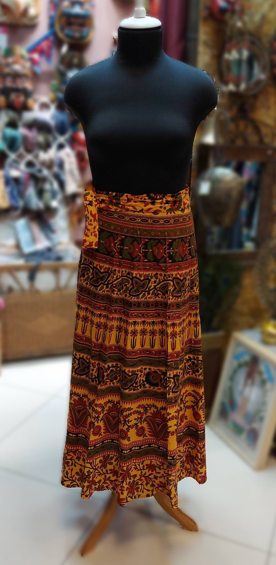 Юбка с запахом, хлопок 100%, free size.