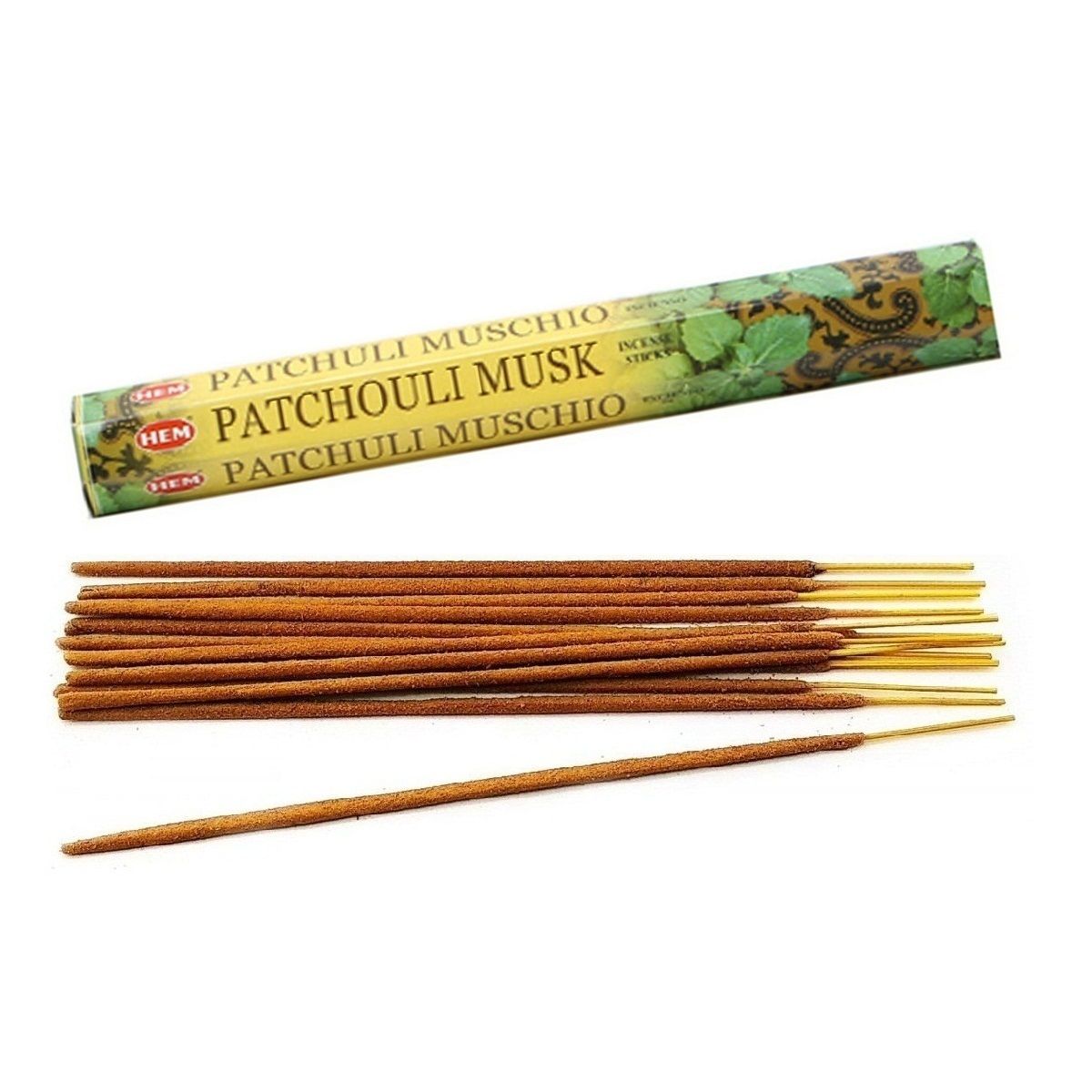 Пачули Муск благовония Хем, 20шт.в уп. Patchouli Musk Hem.