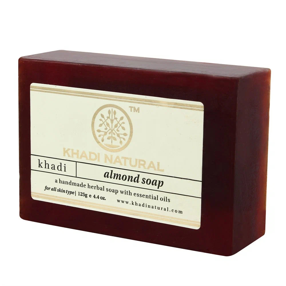 Кхади мыло ручной работы Миндаль125г. Khadi Almond Soap.  Индия