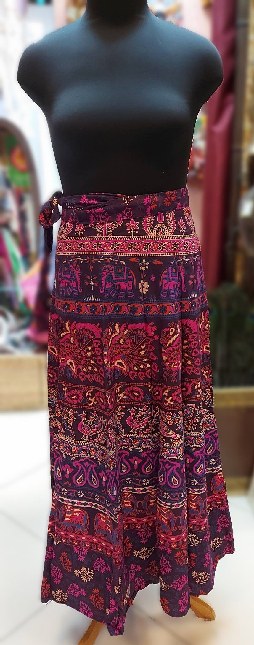 Юбка с запахом, хлопок 100%, free size.