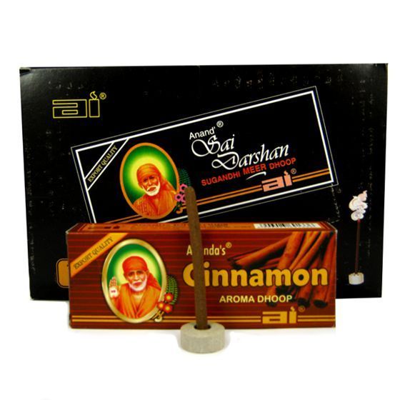 безосновные благовония Cinnamon КОРИЦА Sai Darshan  20гр.